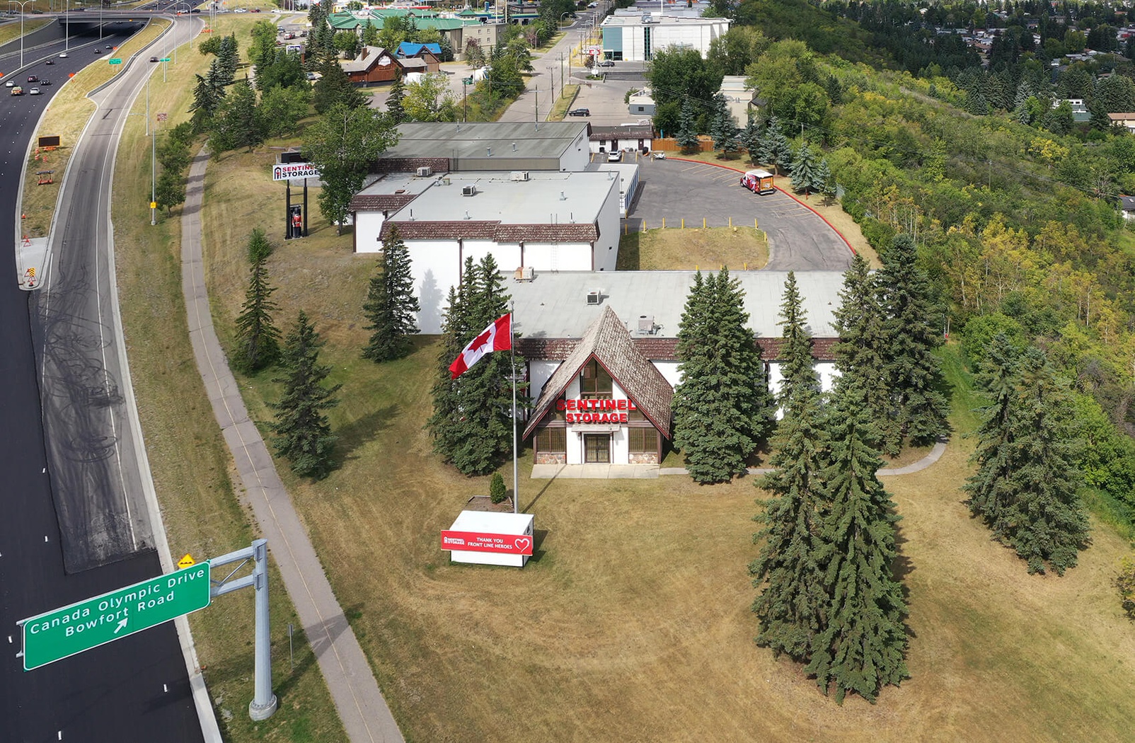 Calgary Self Storage Units at 2 Bowridge Dr NW, Calgary, AB.